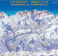 Cartina Piste Folgarida Marilleva Madonna di Campiglio