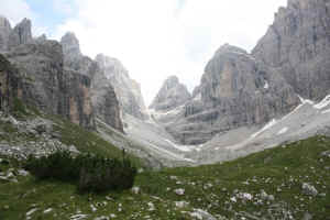 Valle di Brenta dal Rifugio Brentei